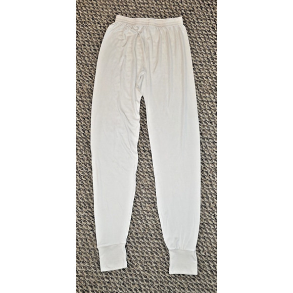 VTG WinterSilks 100% Silk Base Layer Long Johns Pants Med Petite Satin Thermals - Picture 2 of 7